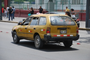 Taxi in Lima