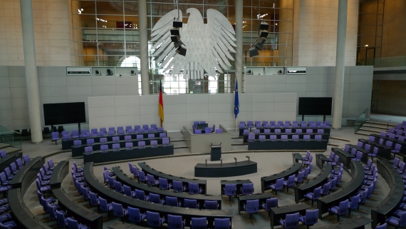 Bundestag im Reichstagsgebäude